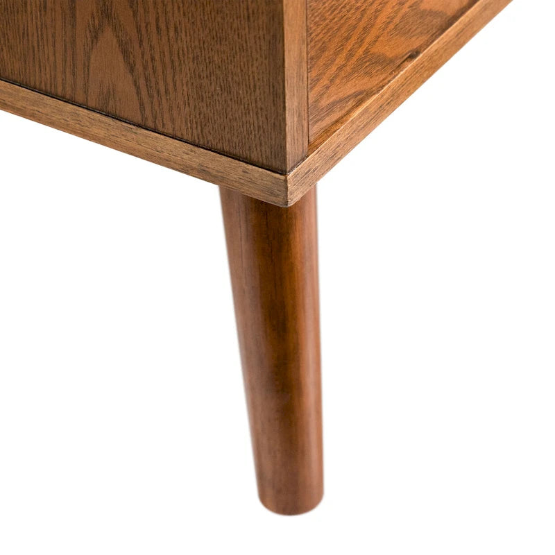 Midcentury Walnut 6-Drawer Dresser with Interlocking Drawers