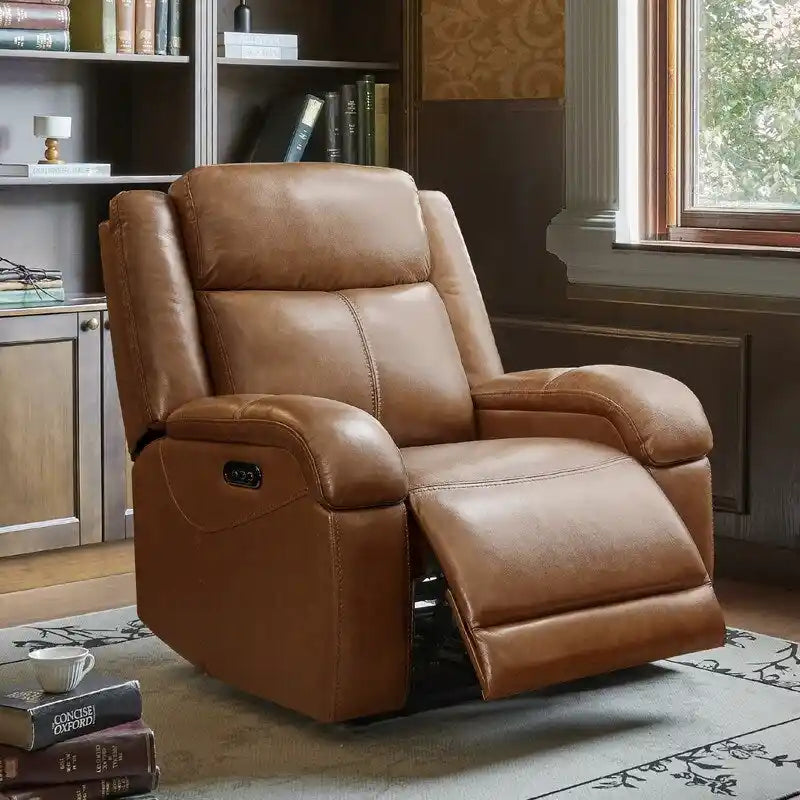 Power Recliner Chairs with Power Headrest & Charging Ports
