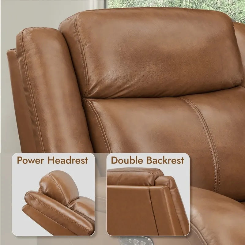 Power Recliner Chairs with Power Headrest & Charging Ports