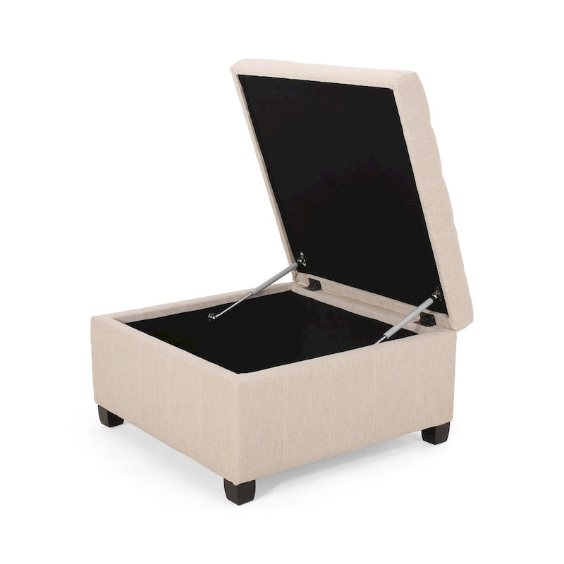 Upholstery Storage Ottoman Bench