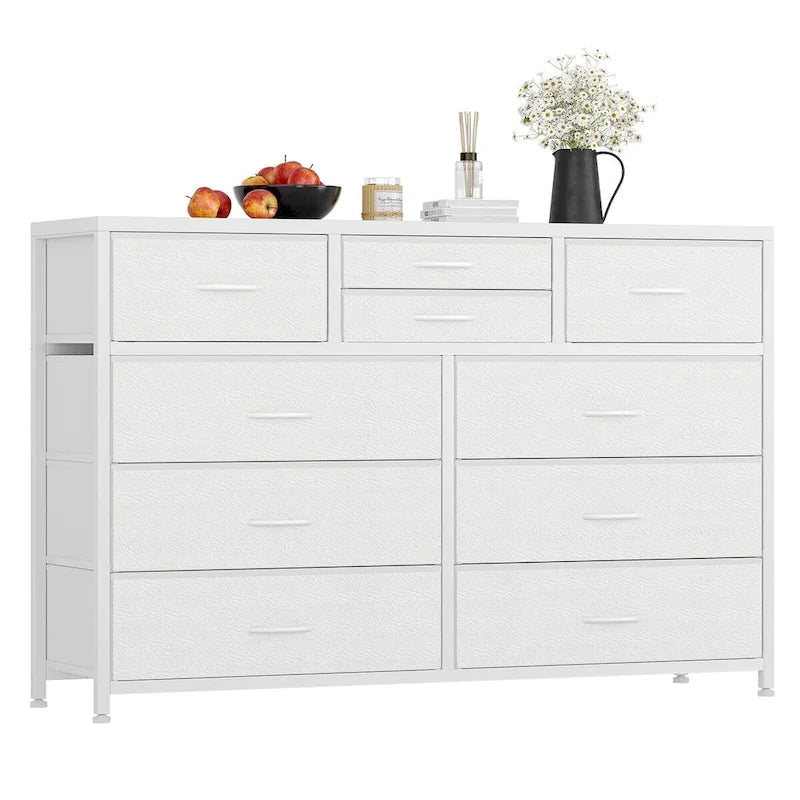 10 Drawer Dresser TV Stand - 55 inches