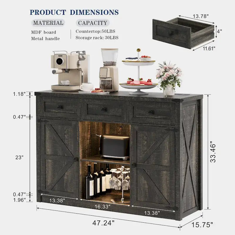 47Wide Sideboard
